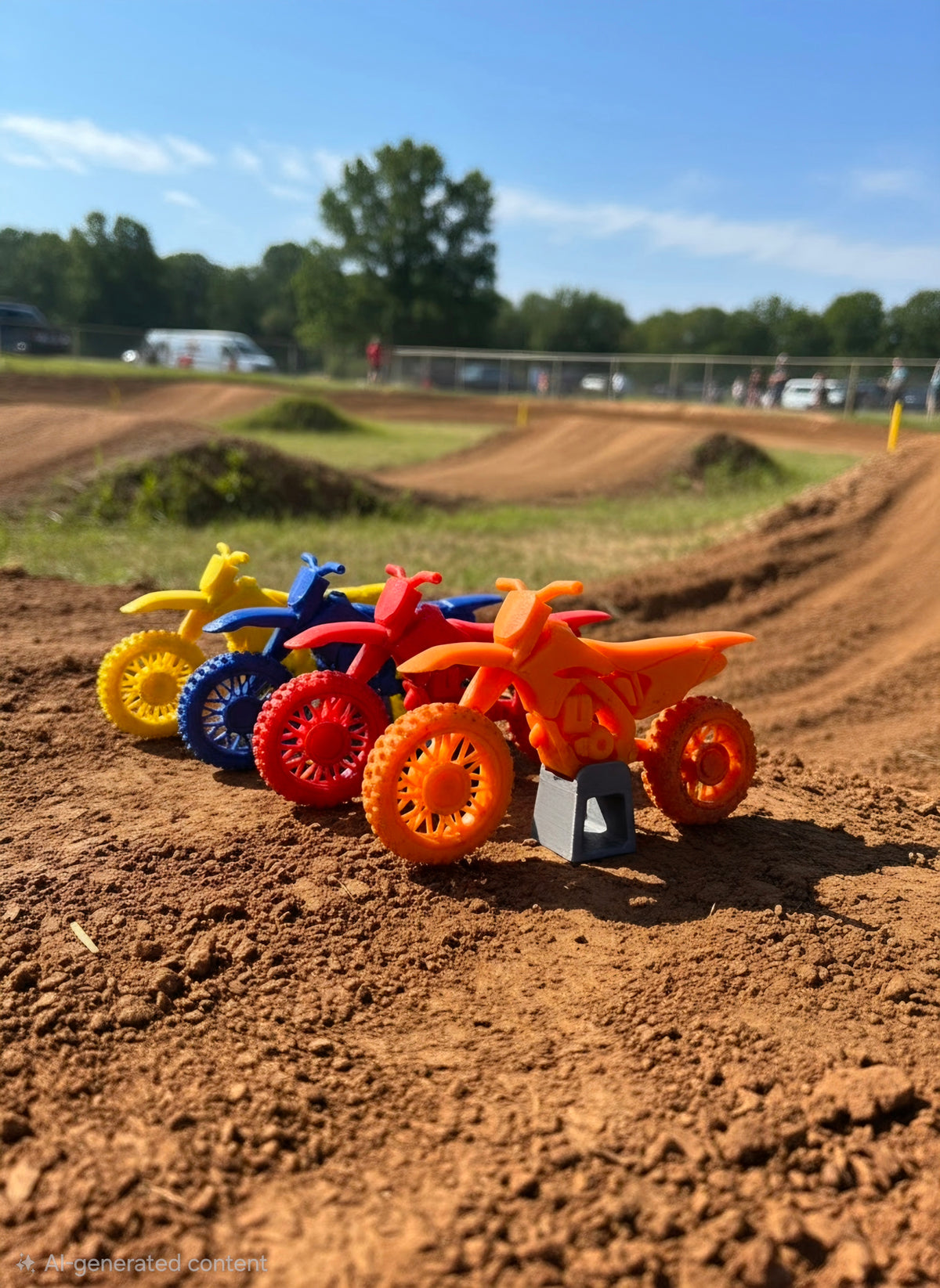 Lil Shredders MX Dirt Bike Toy Multipack 1:10 scale ( 5 bike, multi colored)