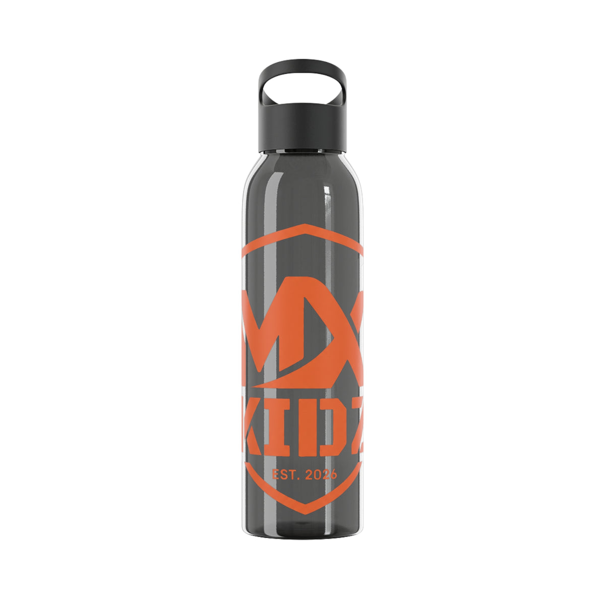 Sky Water Bottle — Clear Sports Bottle with Bold MX KIDZ Logo