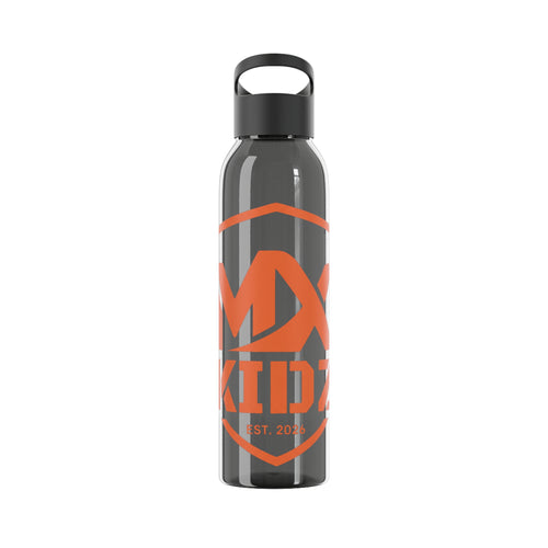 Sky Water Bottle — Clear Sports Bottle with Bold MX KIDZ Logo