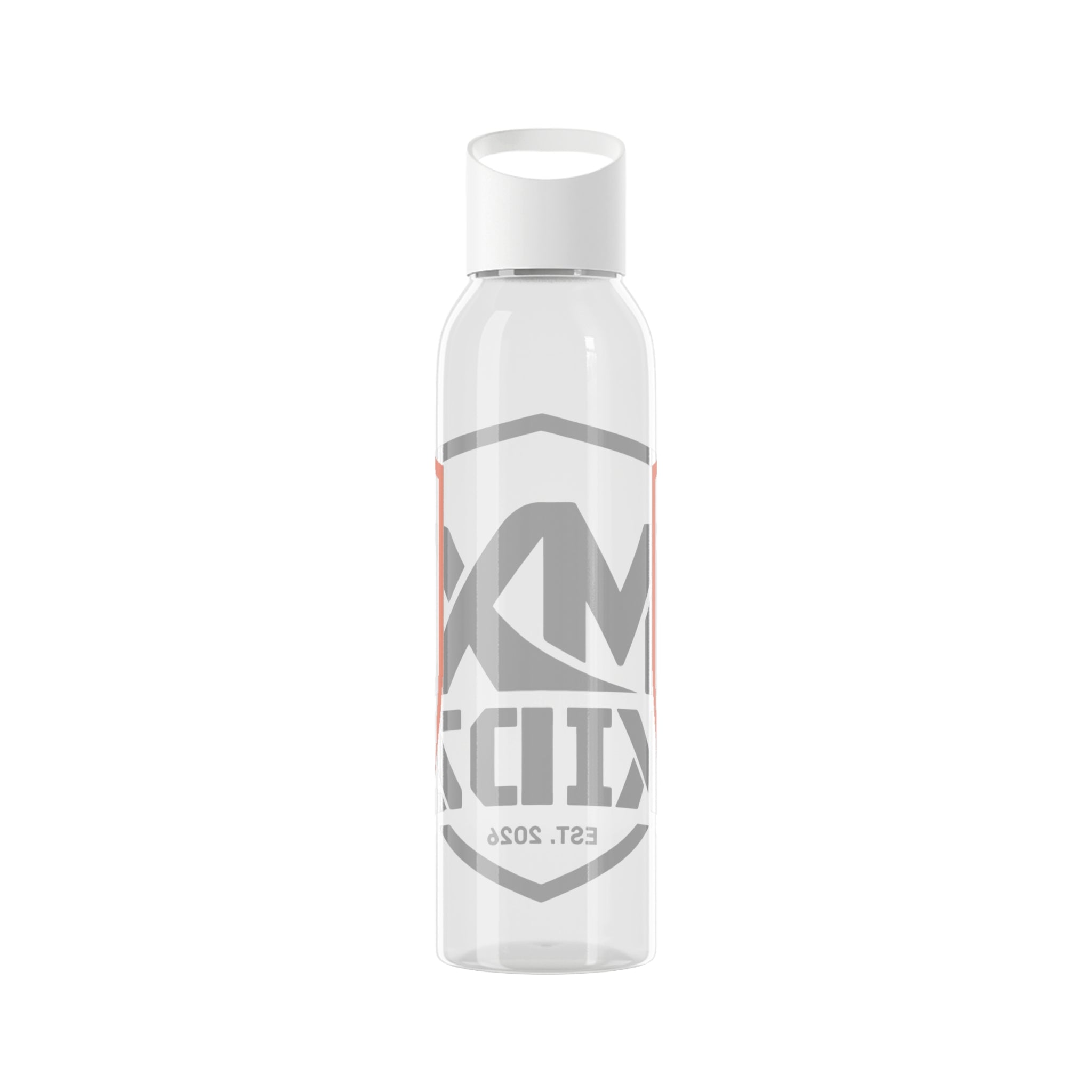 Sky Water Bottle — Clear Sports Bottle with Bold MX KIDZ Logo