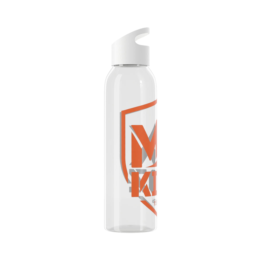 Sky Water Bottle — Clear Sports Bottle with Bold MX KIDZ Logo